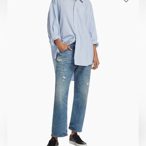 R13 Distressed Boyfriend Jeans